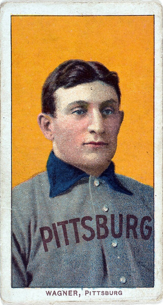 Honus Wagner Rookie Baseball Card Image Honus Wagner Rookie Baseball Card Image